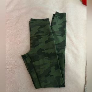 Lululemon Align Pant 28" Heritage 365 Cami Green Twill Multi Size 4 NWOT